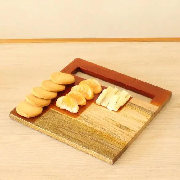 Staircase Platter |  Mango Wood