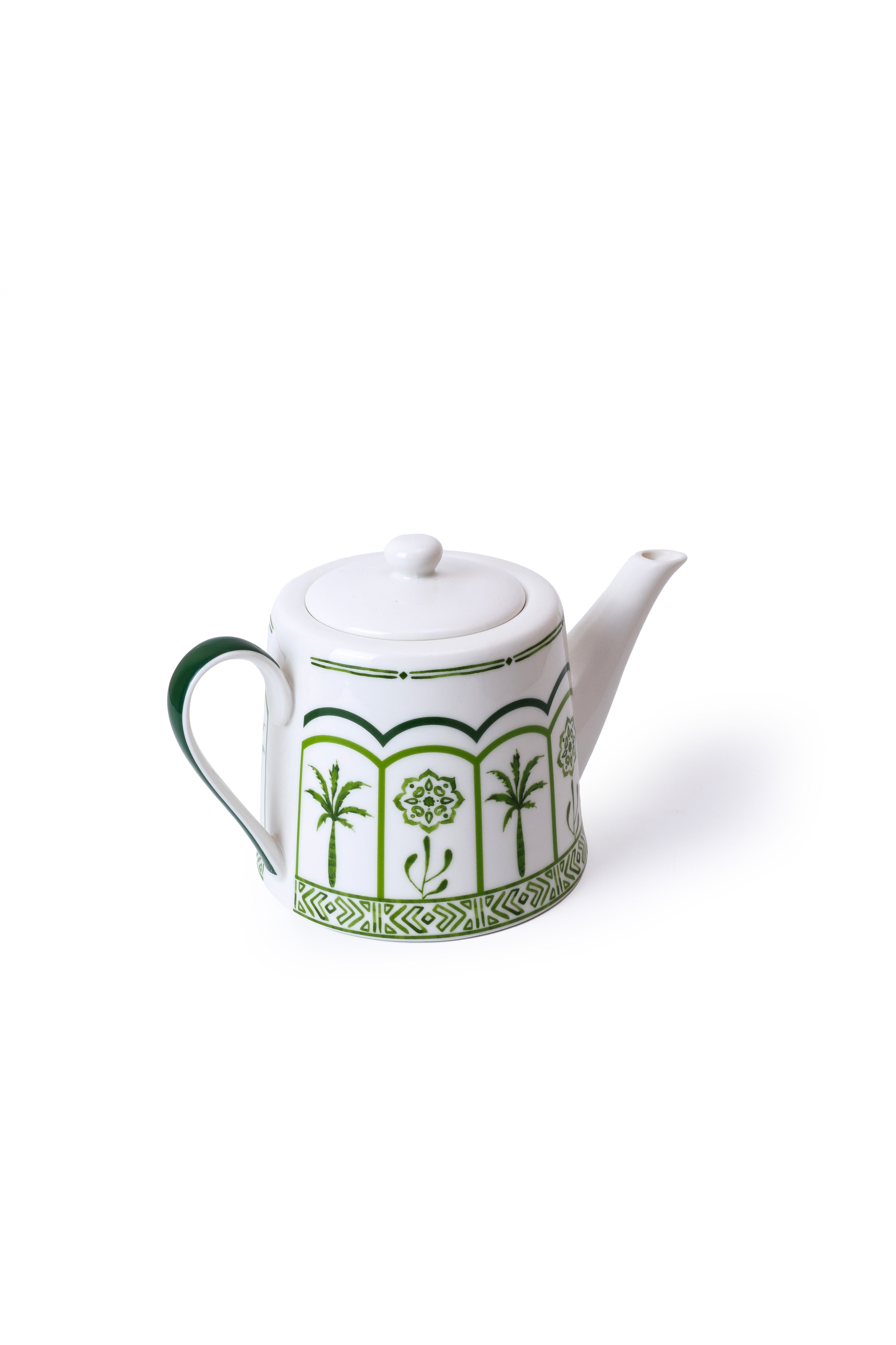 Green Lush Teapot