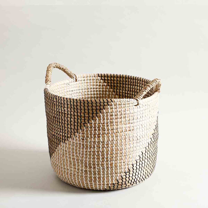 Trisang Seagrass Basket Hampers Container | Plant Holder Accessories