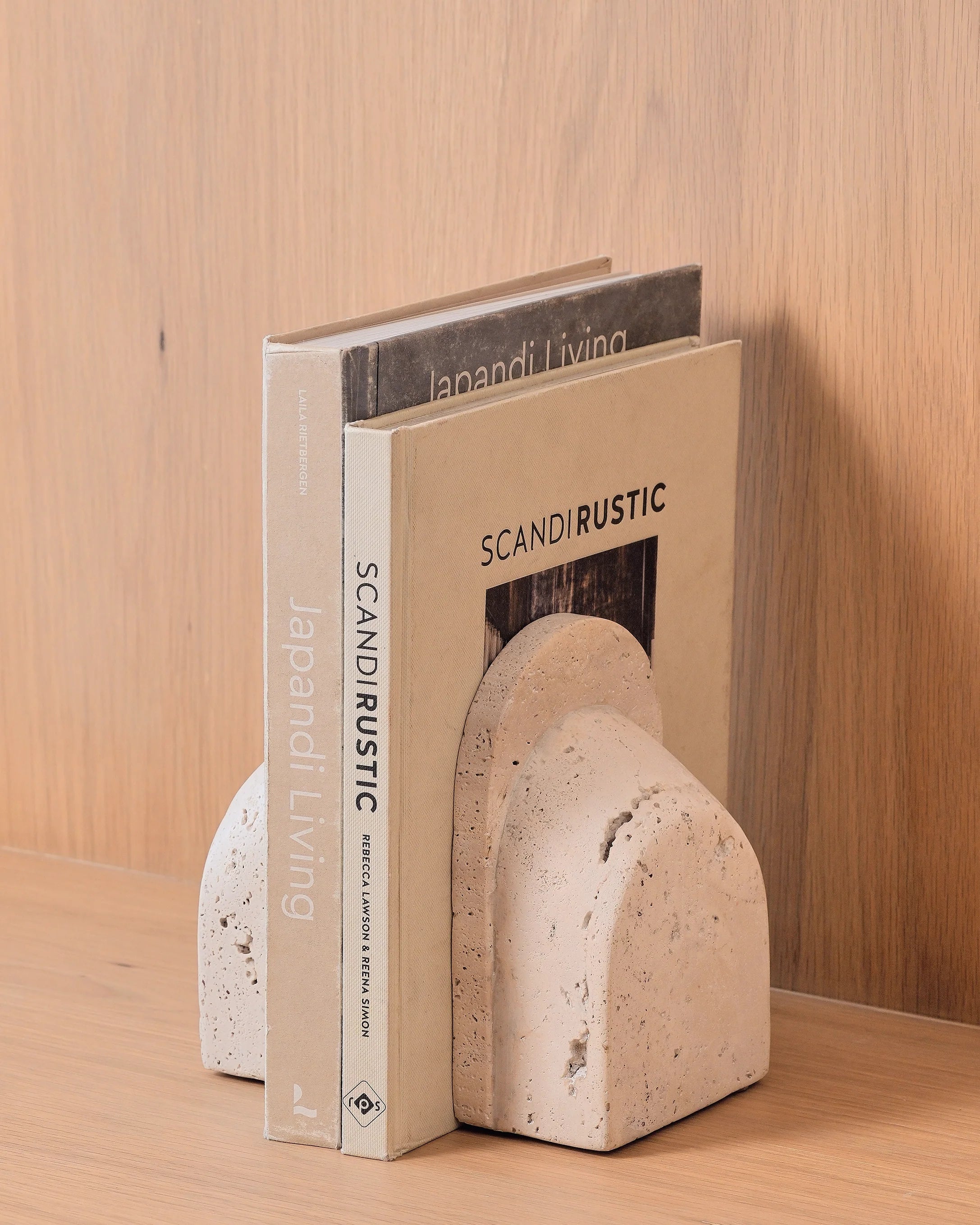 Arch Travertine Bookend