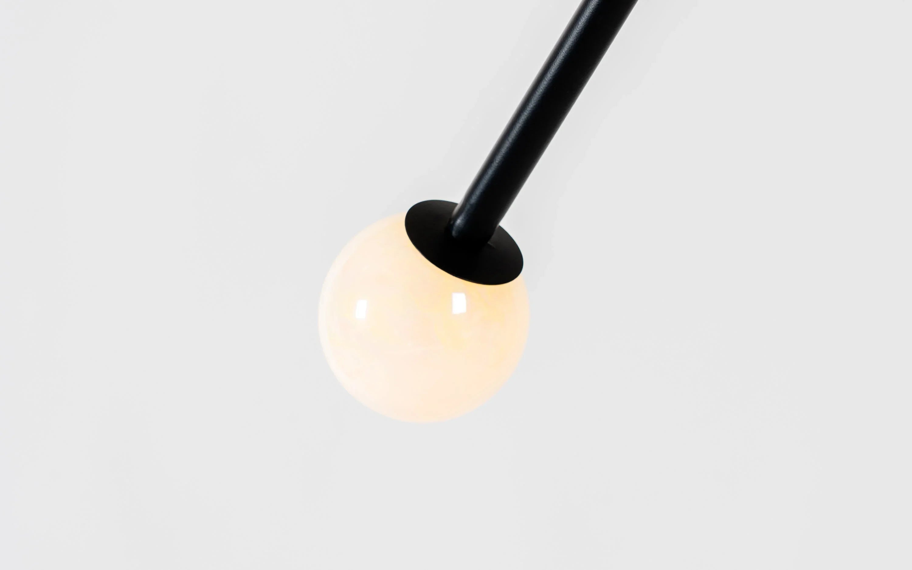 Niora Hanging Lamp | Mild Steel and Glass