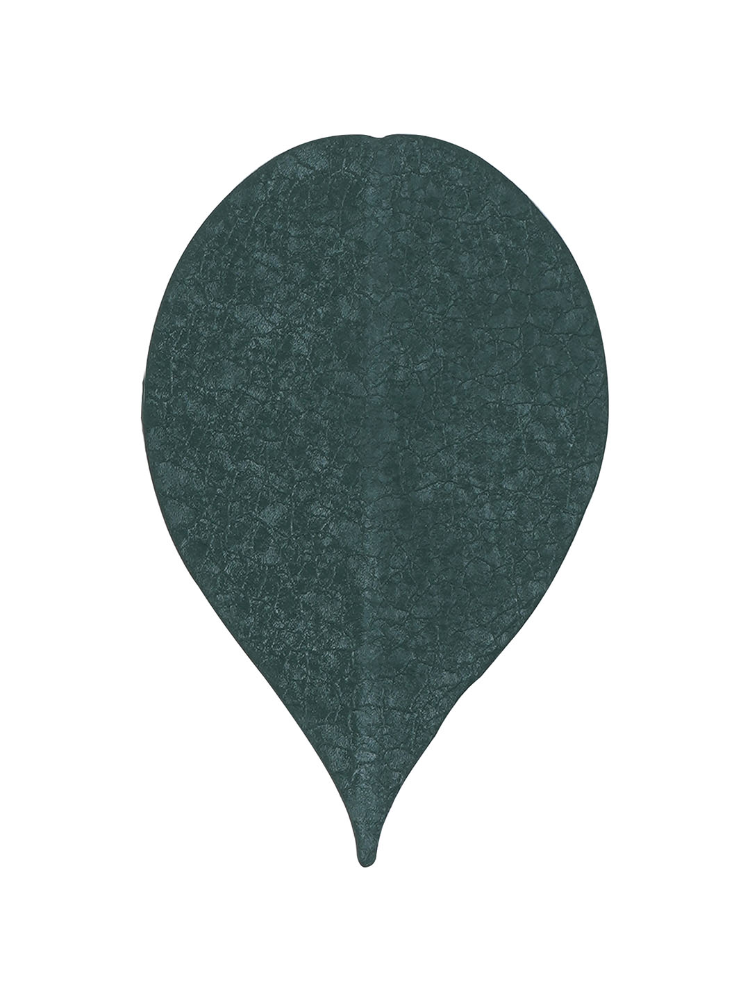 Small Compact Green Aluminum Heart-Shaped Leaf UpDown Outdoor Wall Light