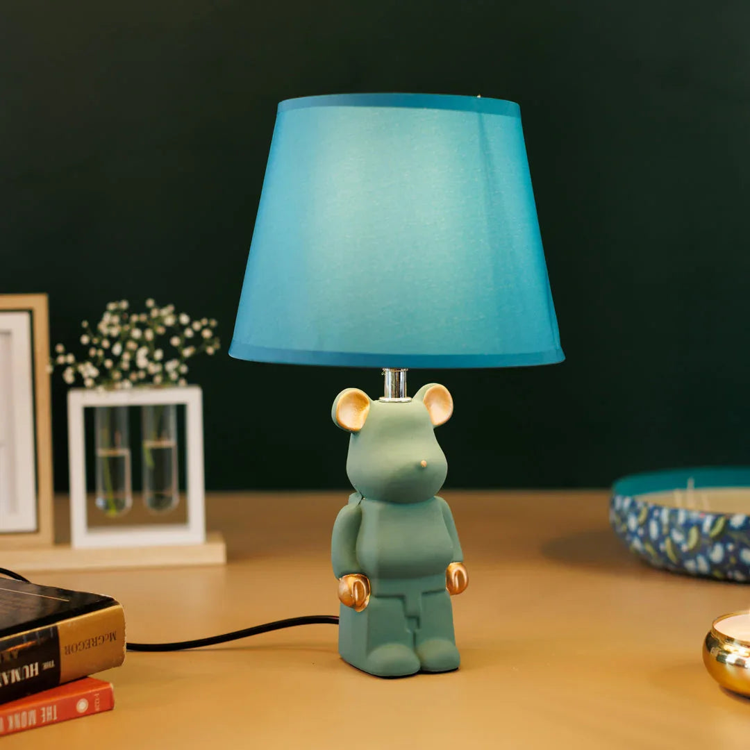 Table Light Bear Bedside Lamp Resin Crafts Cartoon