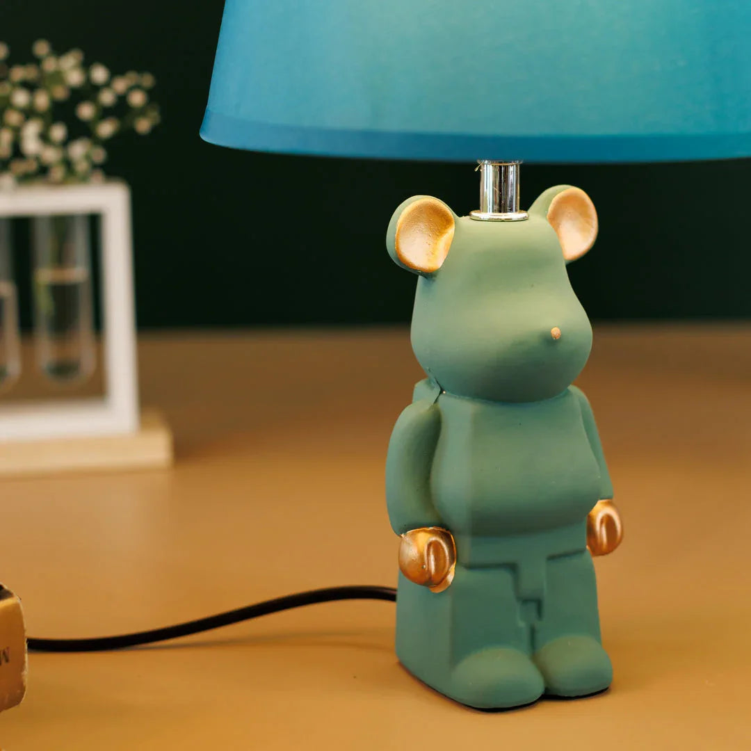 Table Light Bear Bedside Lamp Resin Crafts Cartoon