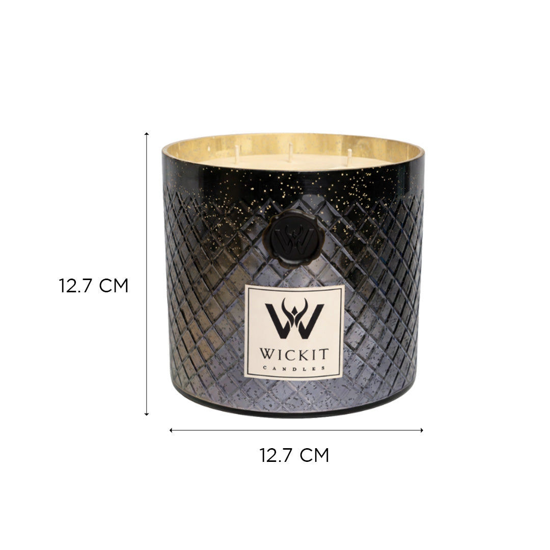 Smoked Lattice Seductive Rose Candle