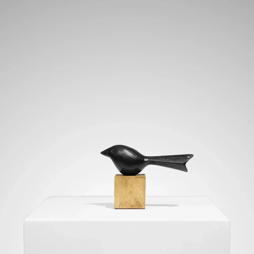 Harmony Trio - Metal Birds on Wooden Stand