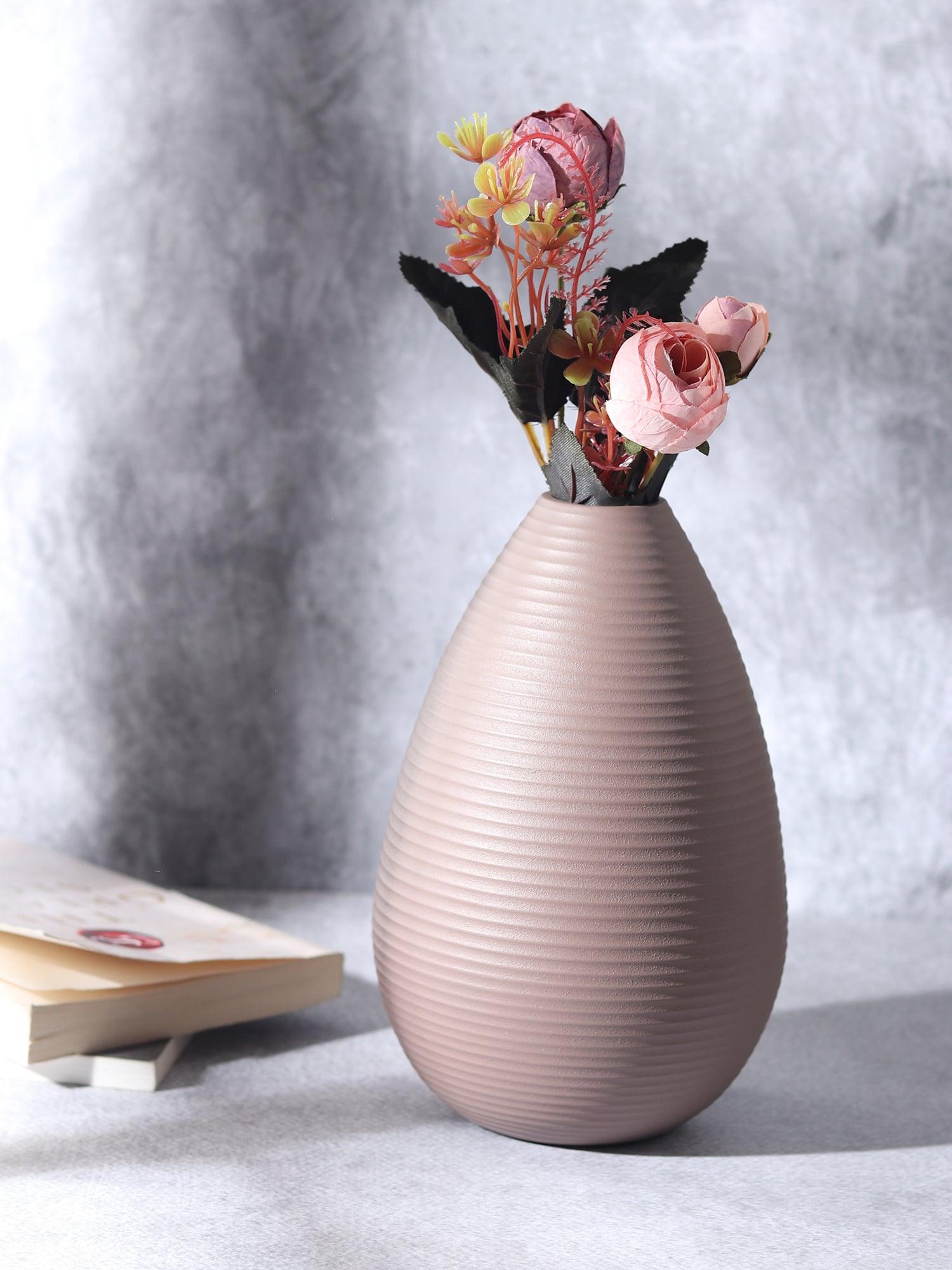 Klova Pink Vase & Minimalistic Decorative Vase for Home Decor