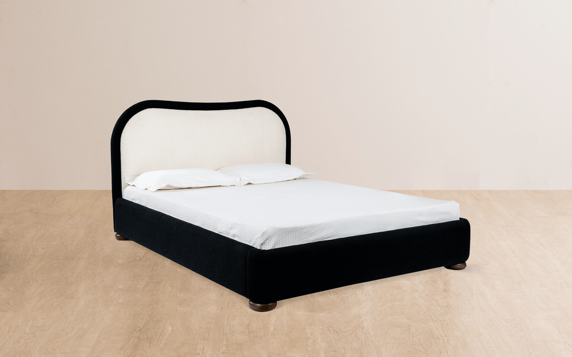 Kaba Upholstered Queen Bed With Storage | Wooden Bed
