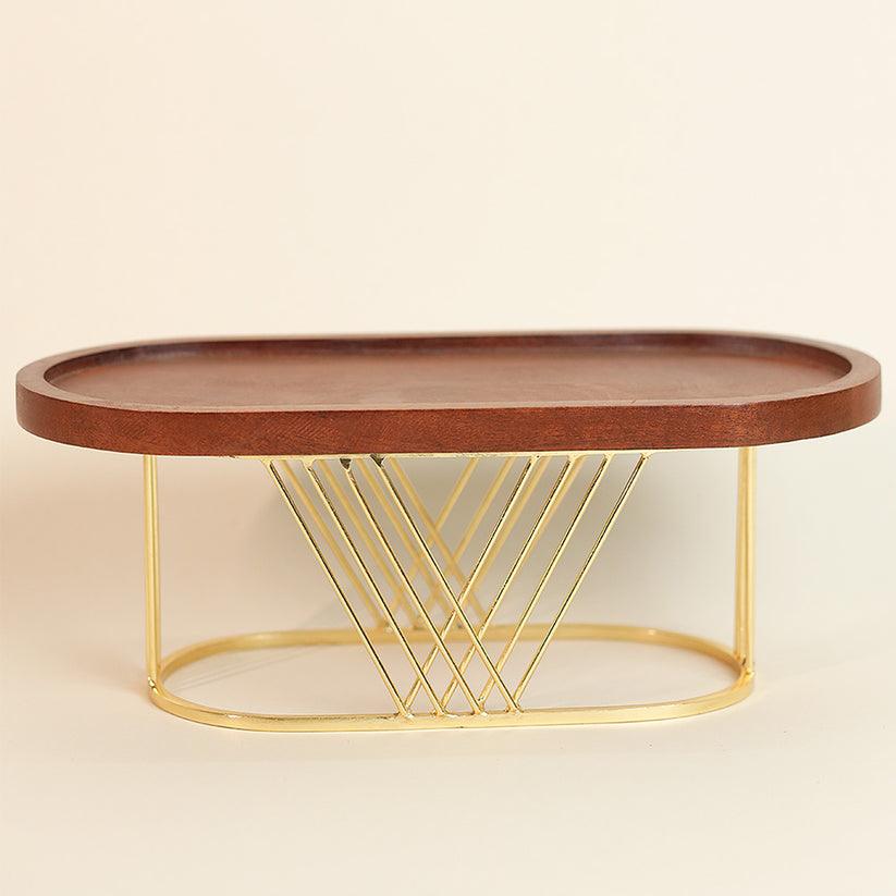 Walnut Wonder Wooden Serving Tray | Snack Serving Platter | Appetizer Platter