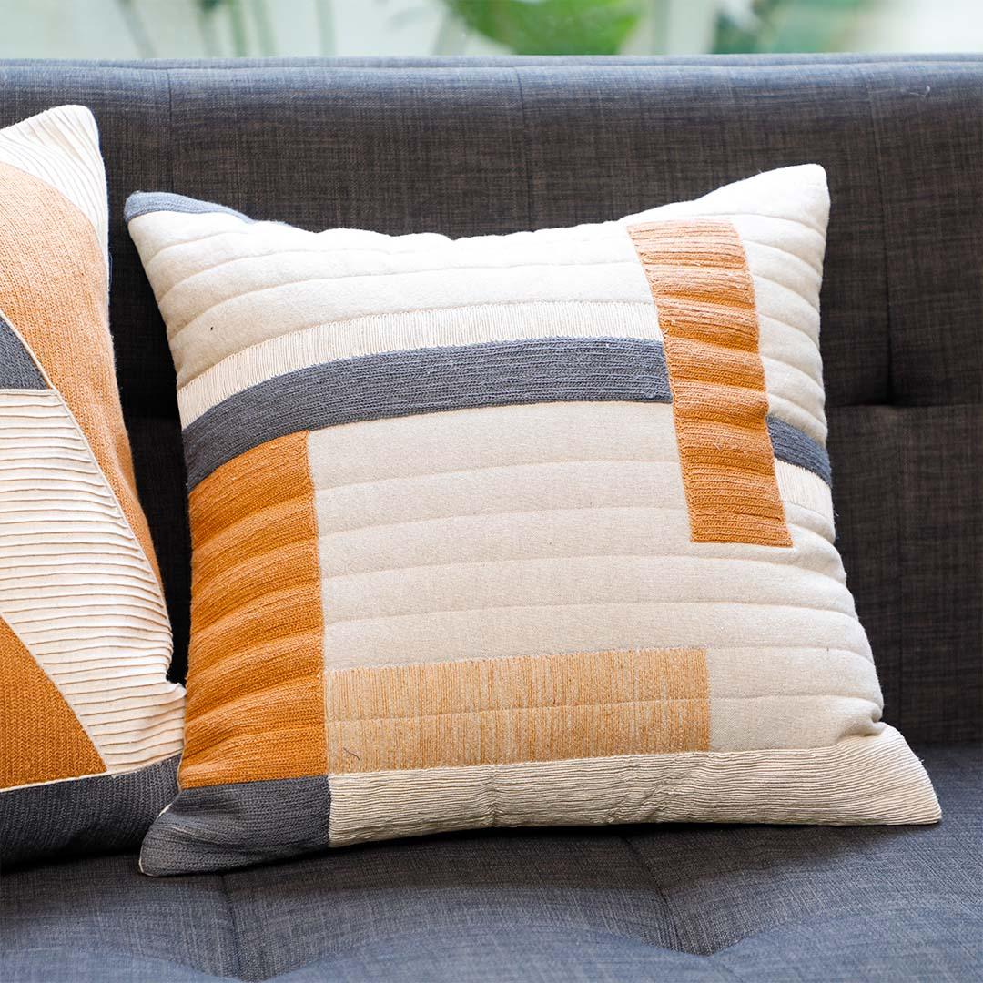 Mathias Rocco Embroidered Cushion Cover