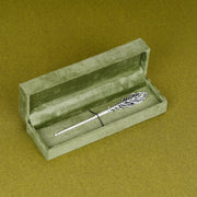 Pure Silver Plated Brass Morpankh Tilak Stick