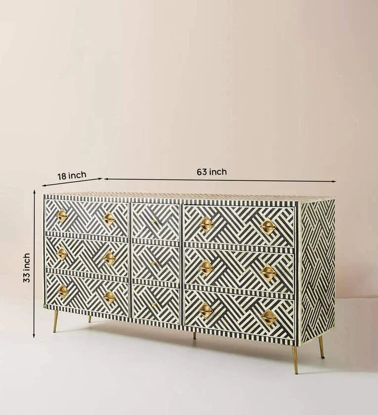 Inlay Sideboard - Chevron