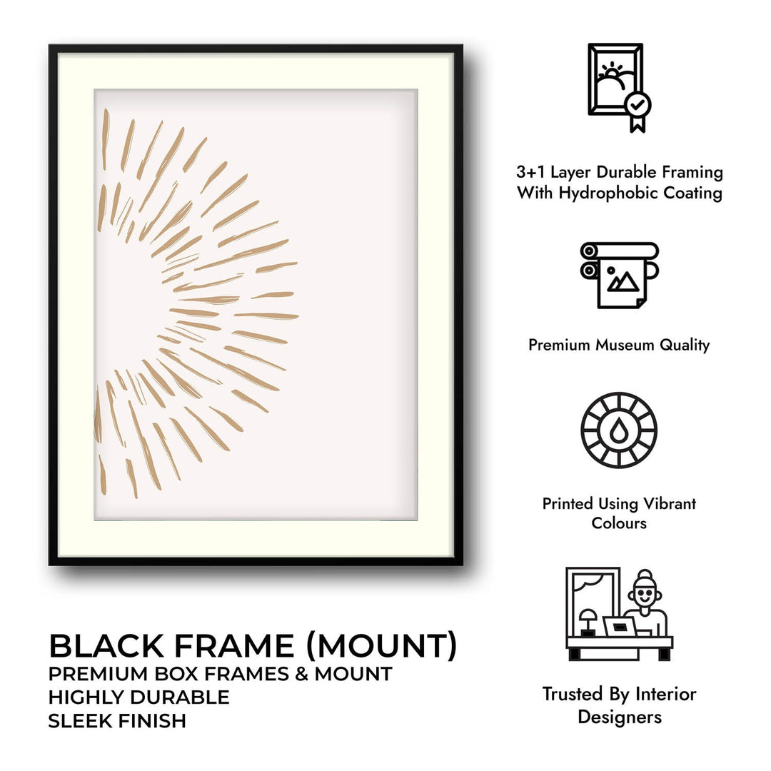 Burst White Wall Painting