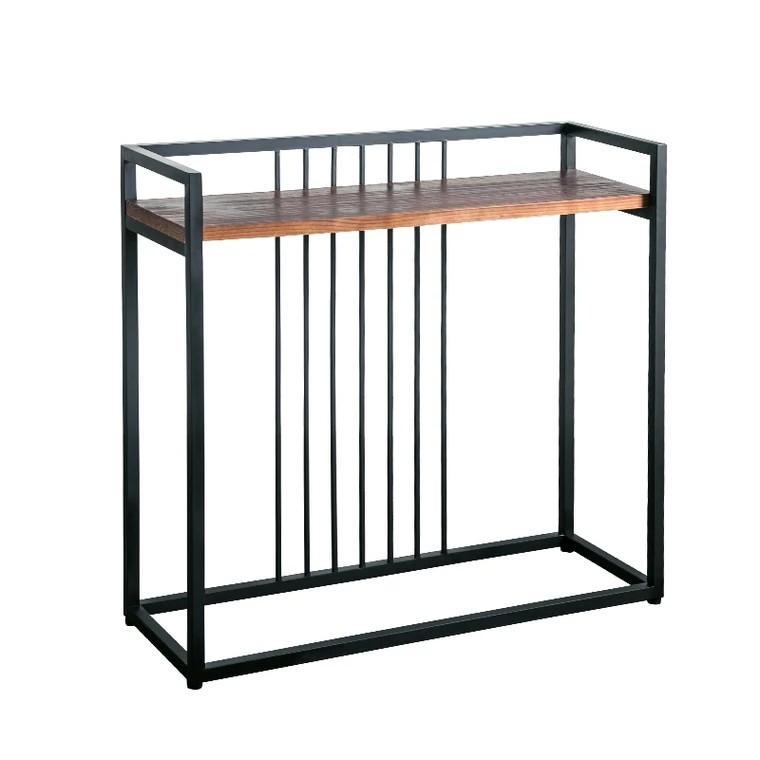 Rome Wooden Console Table | Modern Mango Wood Hallway Table for Living Room