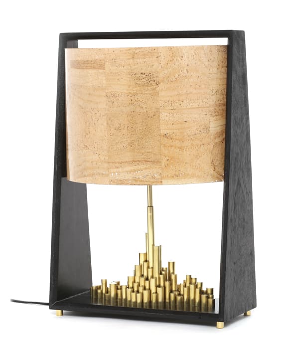 City Of Light | Cork Sheet, Wood And Brass
