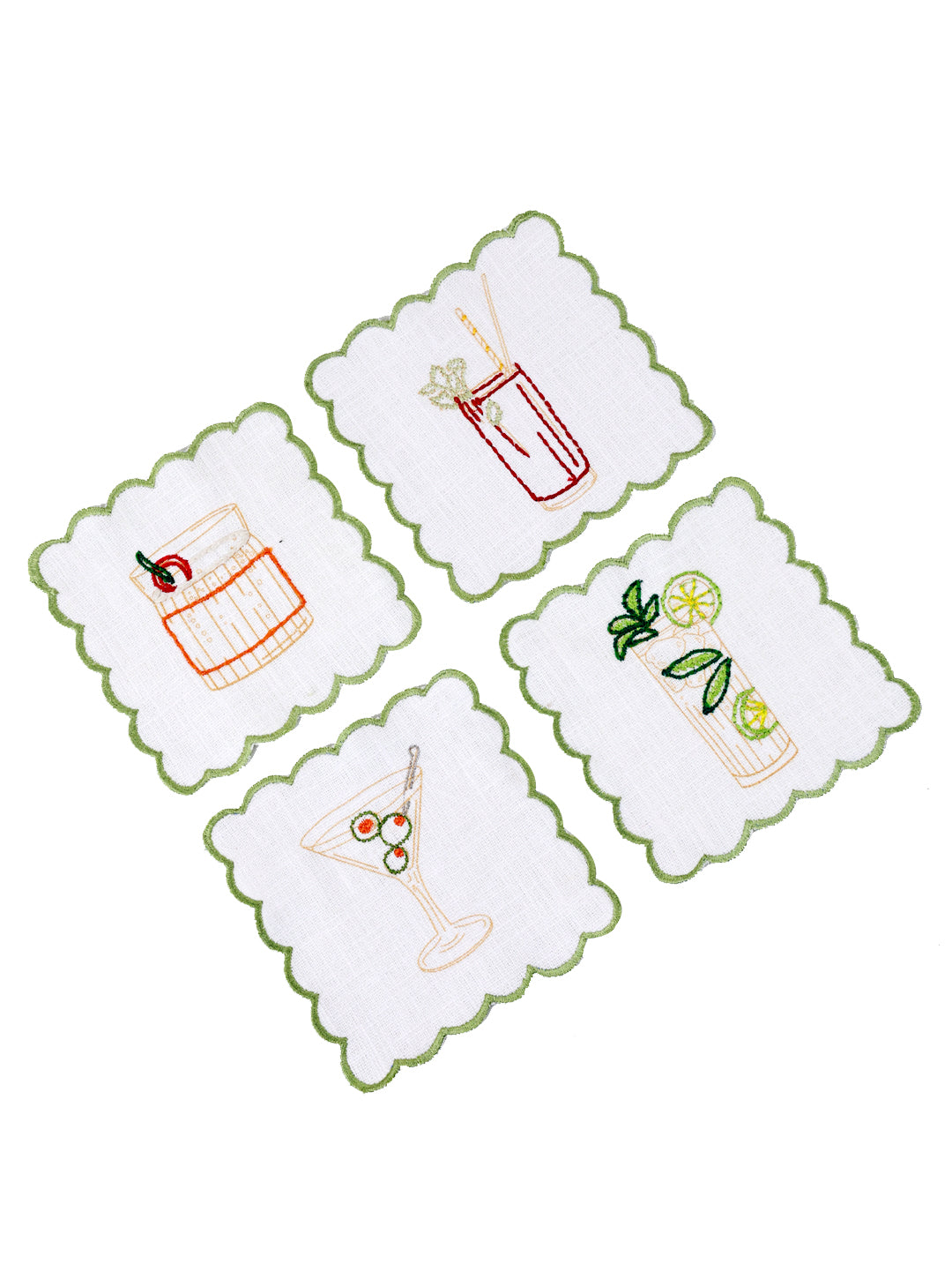 Tipsy Thread Coasters