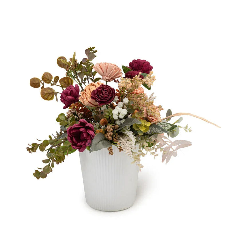 Flower Pot And Soalwood Arrangement