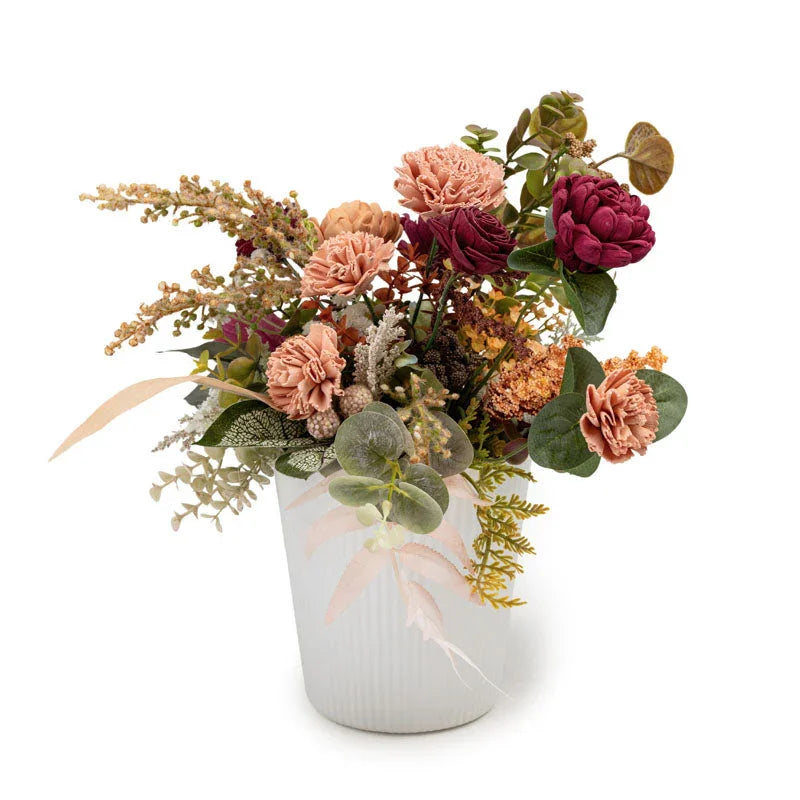 Flower Pot And Soalwood Arrangement