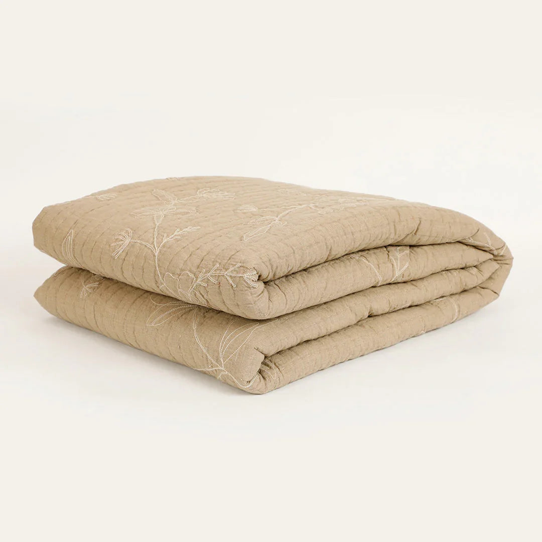 Whimsy Embroidered Bedspread