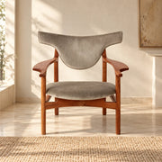 Taurus Lounge Chair (Fabric) | Acacia Wood Plywood