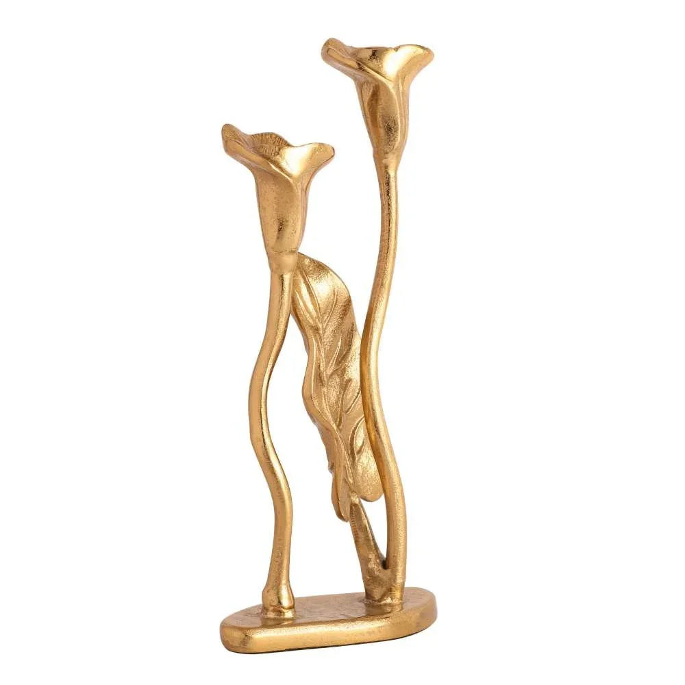 Jules Double Candle Holder Silver