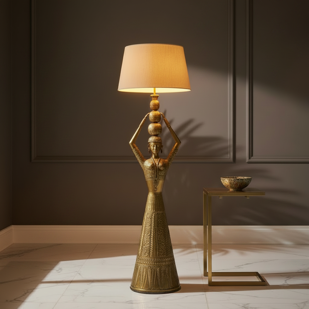 Kalash Figurine Floor Lamp