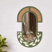 Spectrum Cane Wall Mirror | Vibrant & Prismatic Decorative Wall Mirror