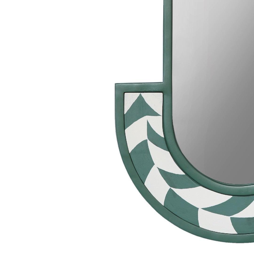 Spectrum Cane Wall Mirror | Vibrant & Prismatic Decorative Wall Mirror