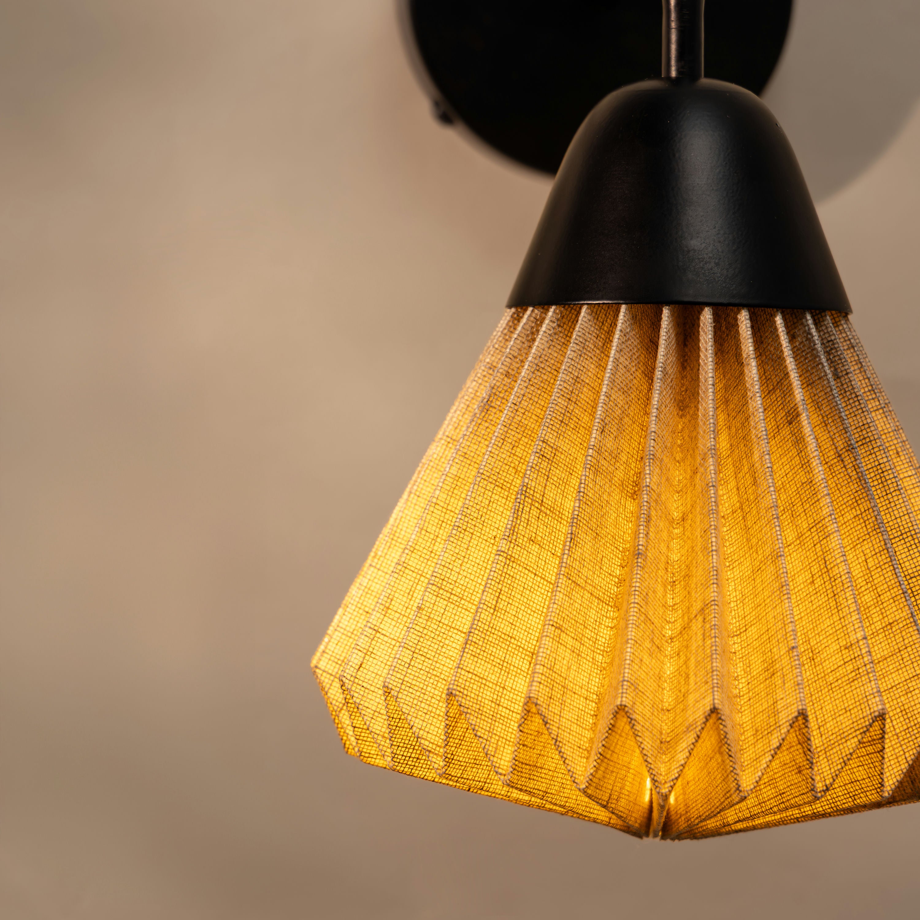 Linen Downlighter - Wall Sconce