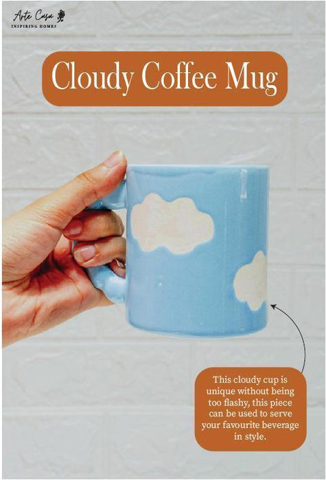 Modern Cloudy Coffee Mug | Designer Tea Cups | Gifting Cups