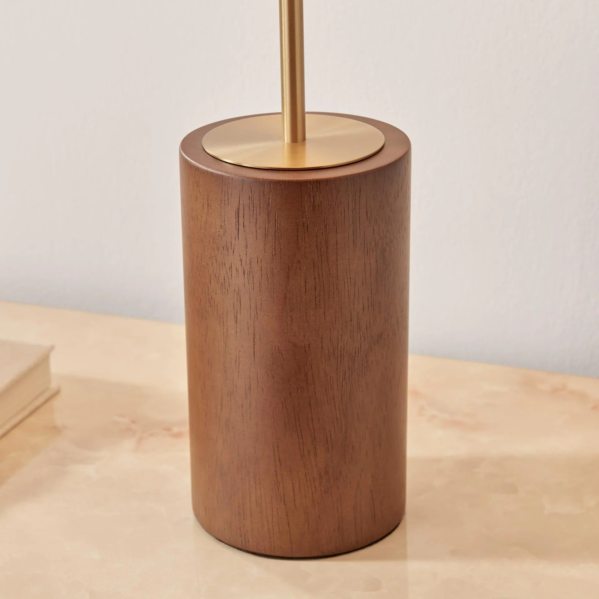 Leo Wood Metal Table Lamp