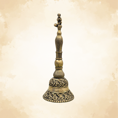 Pure Brass Hanuman Ji Temple Bell | Vastu Pooja Bell for Protection & Positive Energy