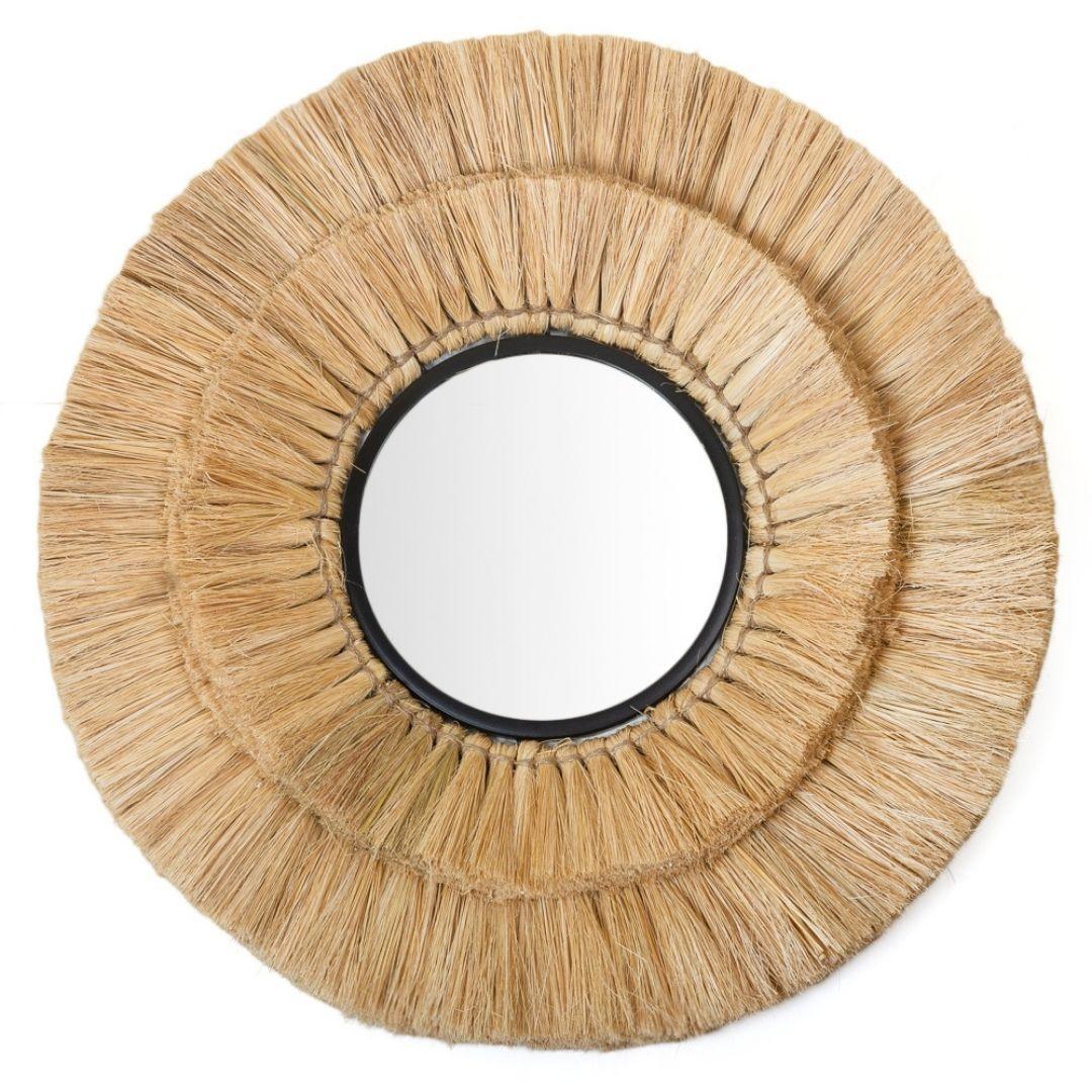 Sunburst Moonjh Grass Aesthetic Mirror | Decorative Wall Mirror - 1Pc