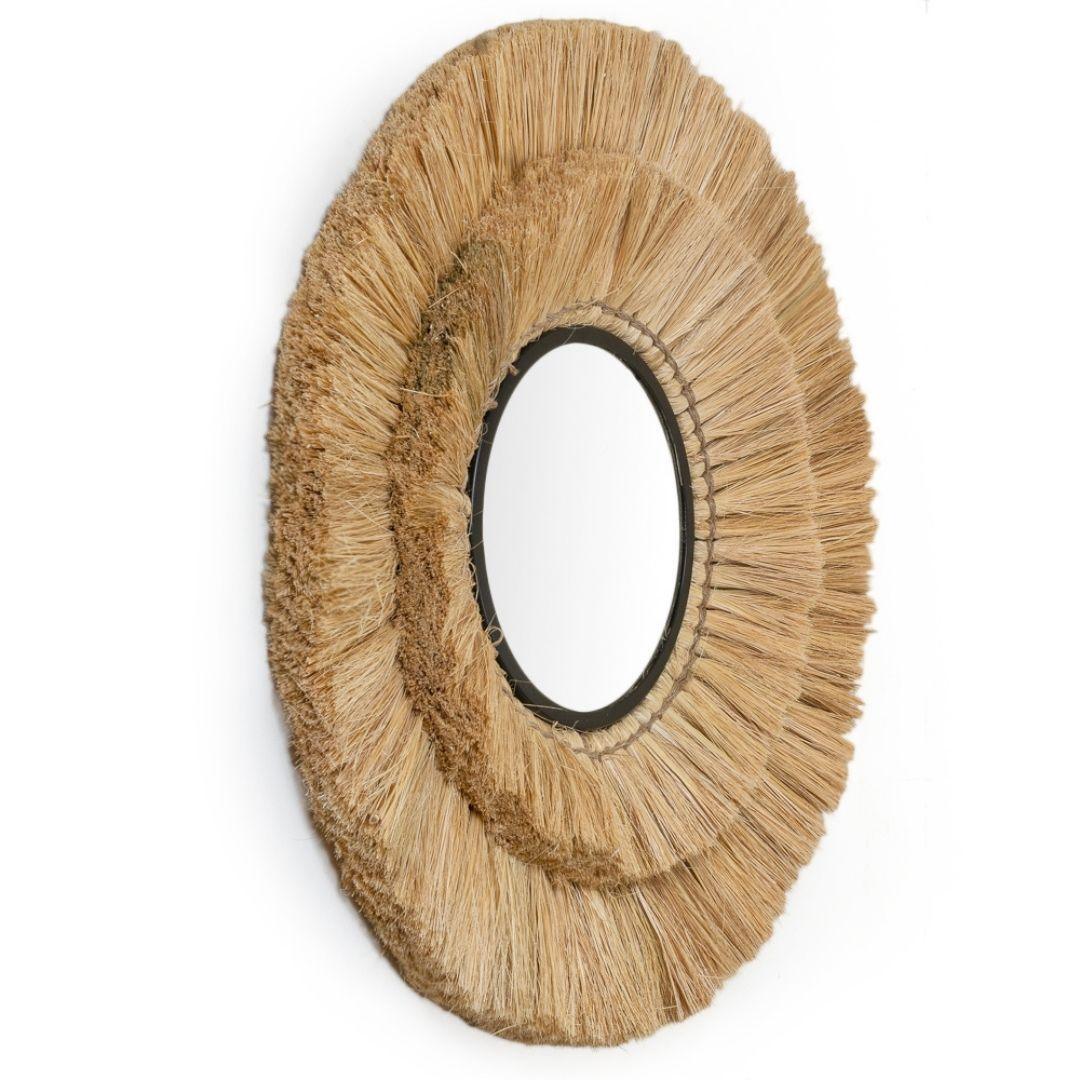 Sunburst Moonjh Grass Aesthetic Mirror | Decorative Wall Mirror - 1Pc