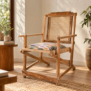 Egret Cane Armchair | Stylish Rattan & Bamboo Lounge Chair