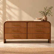 Linn Chest of Drawers | Mango Wood and Mango Veneer