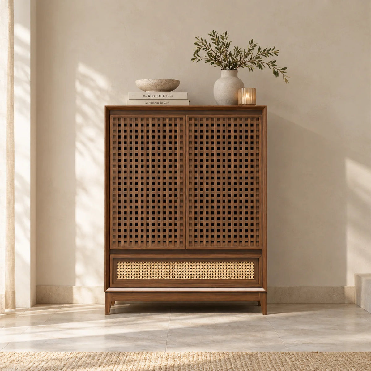 Lattice Chest Console