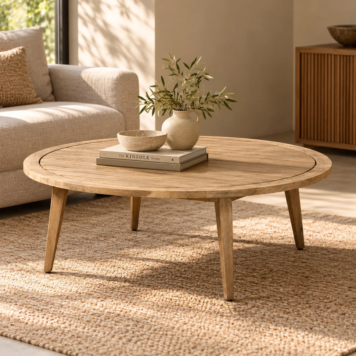 Maximus Solid Mango Wood Coffee Table for Living Room | Center Table