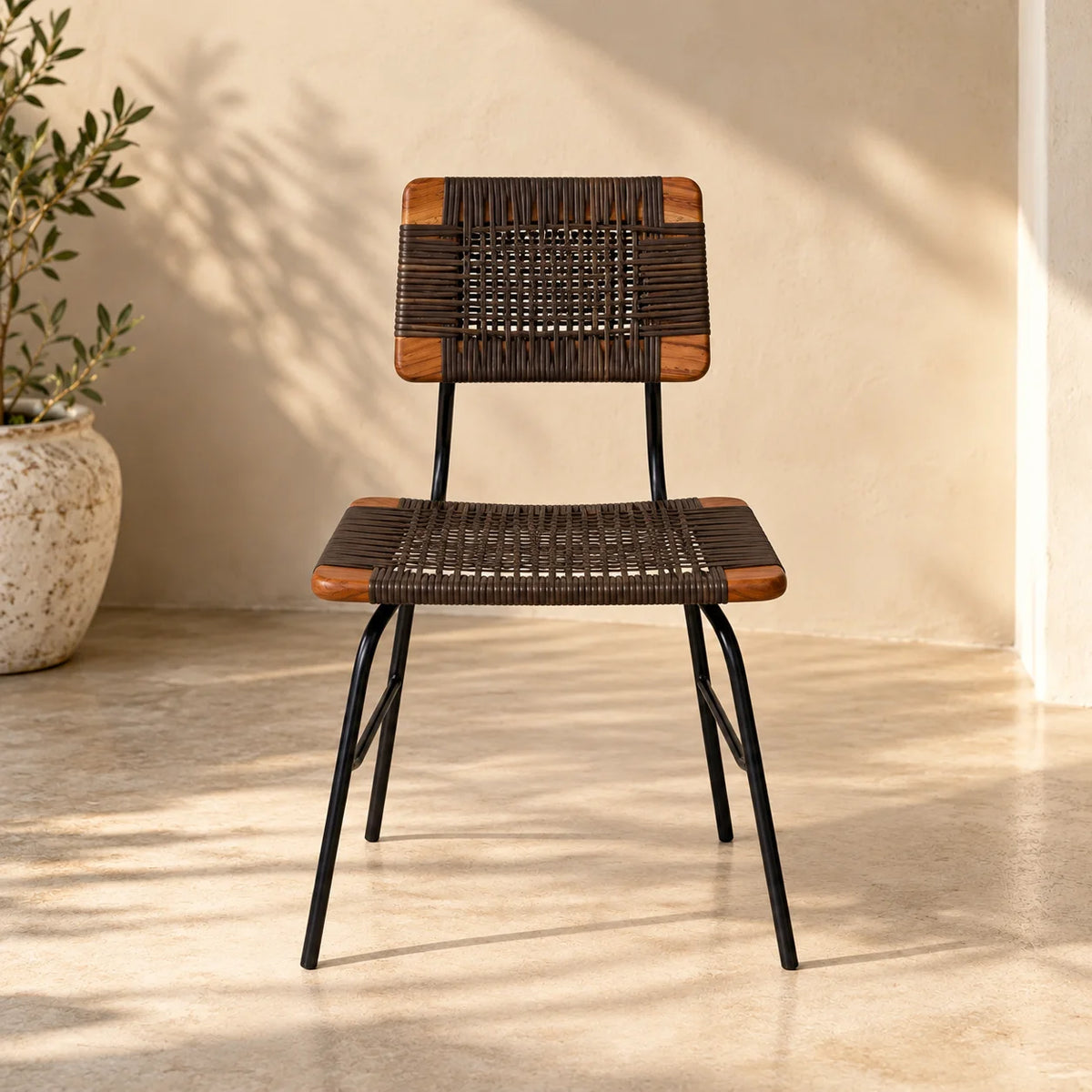 The Sieve Wicker Chair