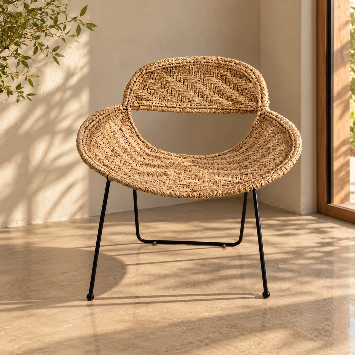 O Void Chair | Mild Steel ,Jute