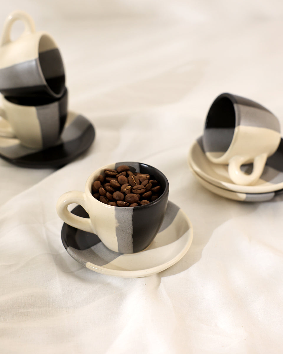Yin Yang Espresso Cup & Saucer