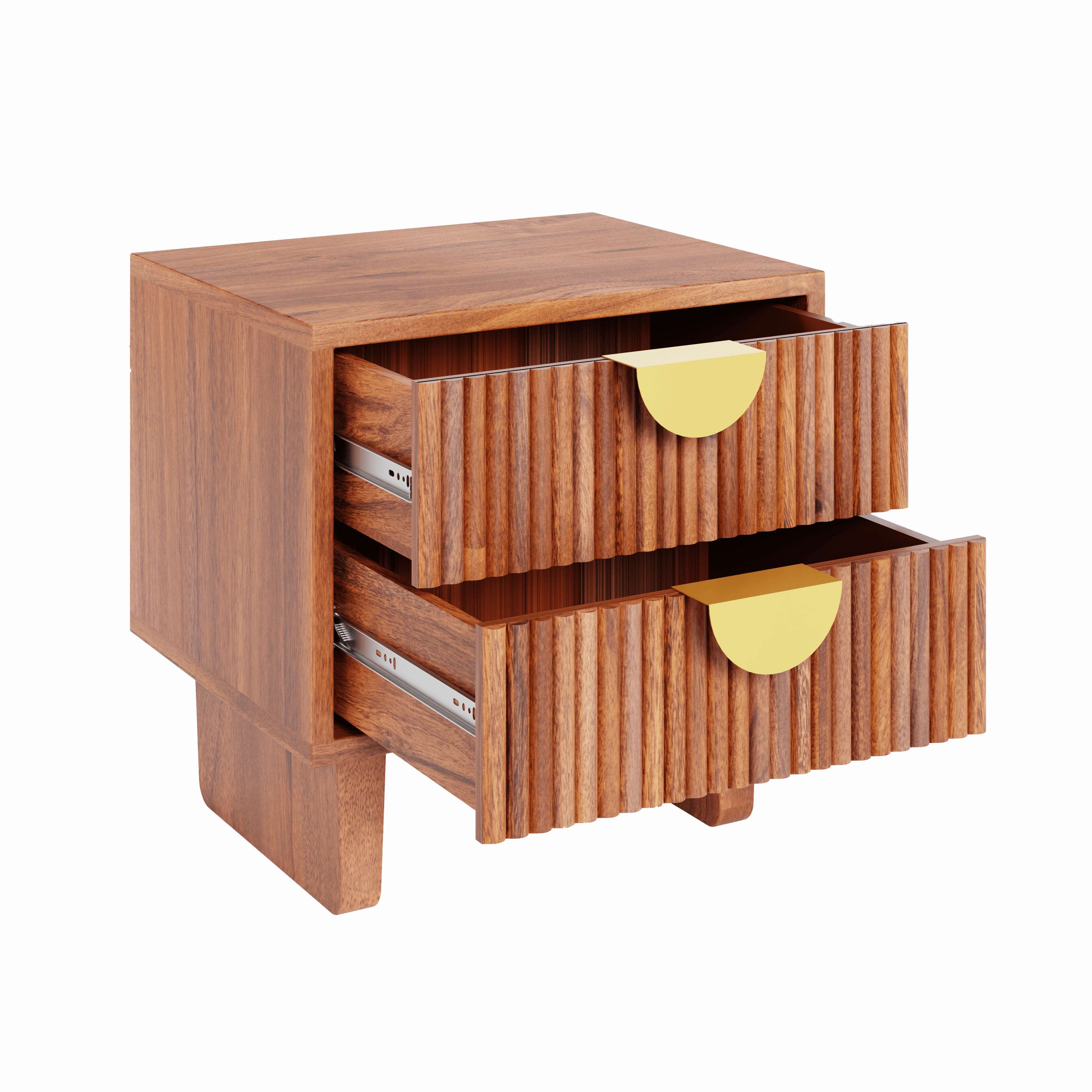 Ringo Wooden Bedside Table with Drawer | Night Stand & End Table Organiser