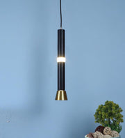Black and Gold Iron Hanging Light | Inbuilt LED |  Astris