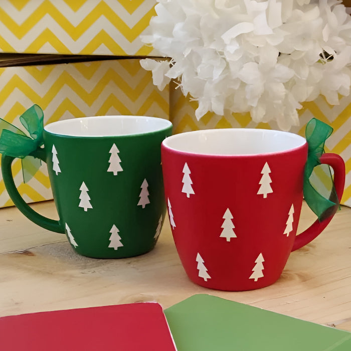 Unbreakable Christmas Cups Set of 2 | Durable Holiday Mugs