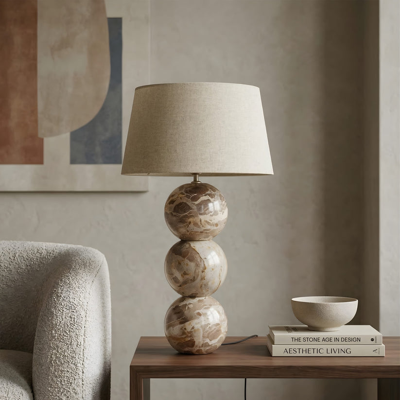 Soren Panther Designer Marble Table Lamp | Premium Sculptural Marble Lamp for Modern Interiors
