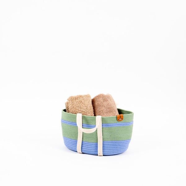 Rosy Grace Rope Basket