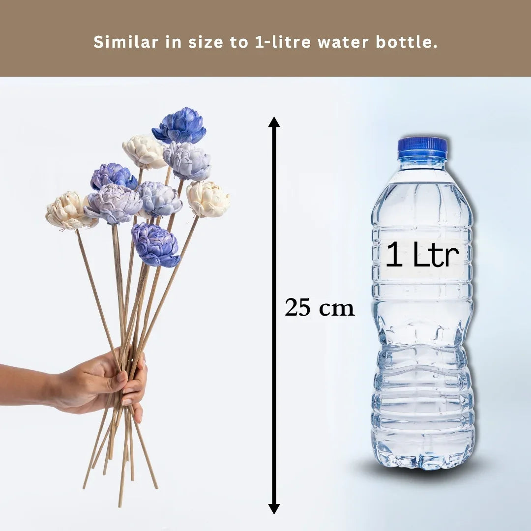 Twisted - 6 cm | Lavender, Purple and White