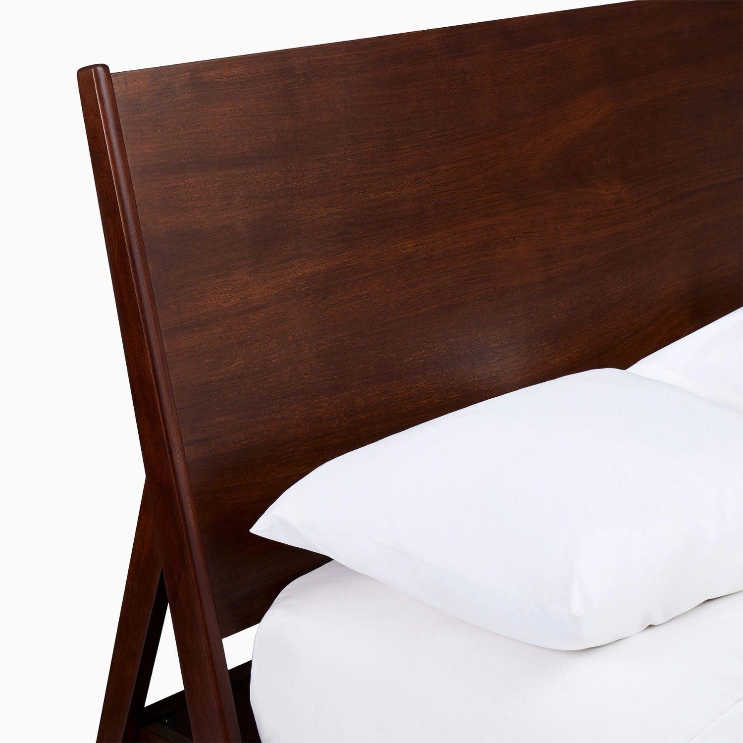 Bright Solid Teak Wood And Fabric Upholstery