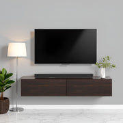 Wall Mounted TV Unit for 65 Inch TV with Storage - Edward