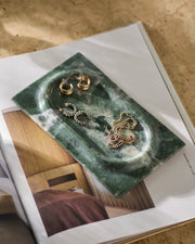 Mesa Marble Tray - Green